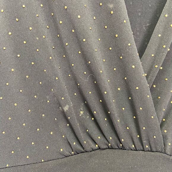 Enfocus Studio Black Sleeveless Studded Dress Size 4 - Picture 4 of 9